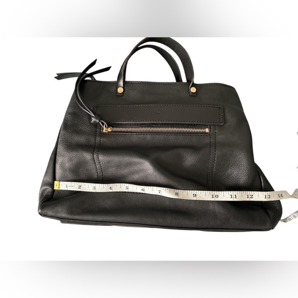 Kooba Black Leather Tote Crossbody Bag. - Picture 9 of 16